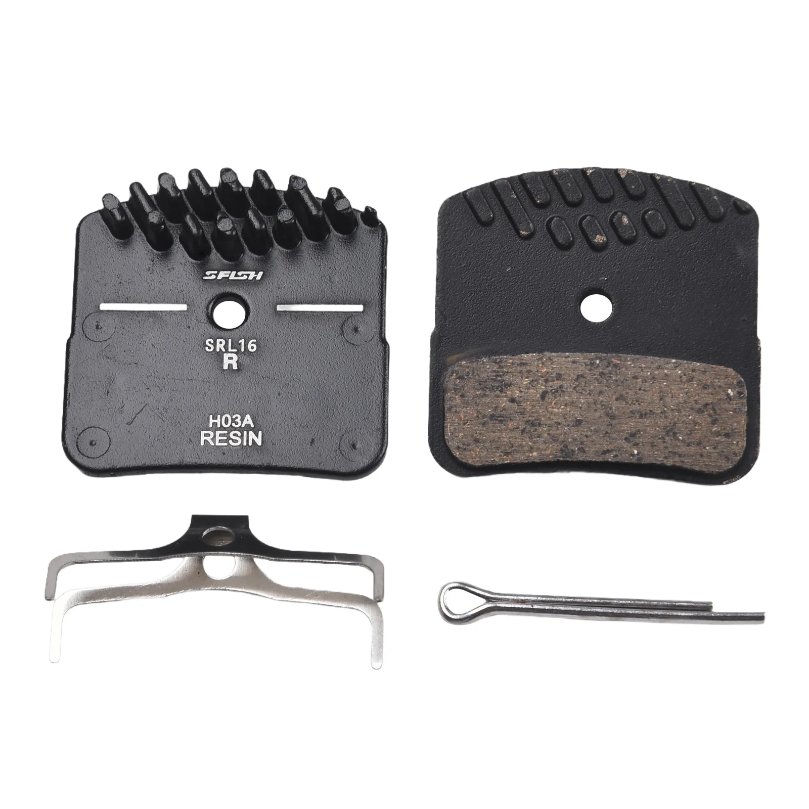 

Disc Brake Pad Set with Superior Friction Material for Enhanced Stopping Power Suitable for Various Bike Models