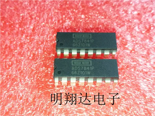 Free shipping  ADS7841P 12ADC ,     10PCS