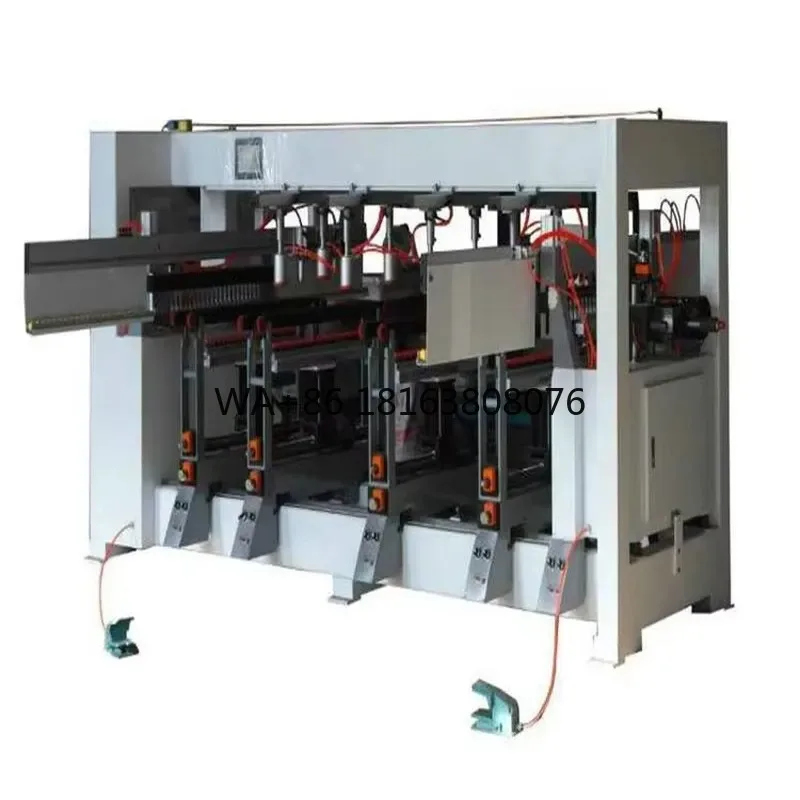 Woodworking Machinery Dual-Row Drilling Machine Fully Automatic Multi-Functional Hole-Boring and Drilling Equipment
