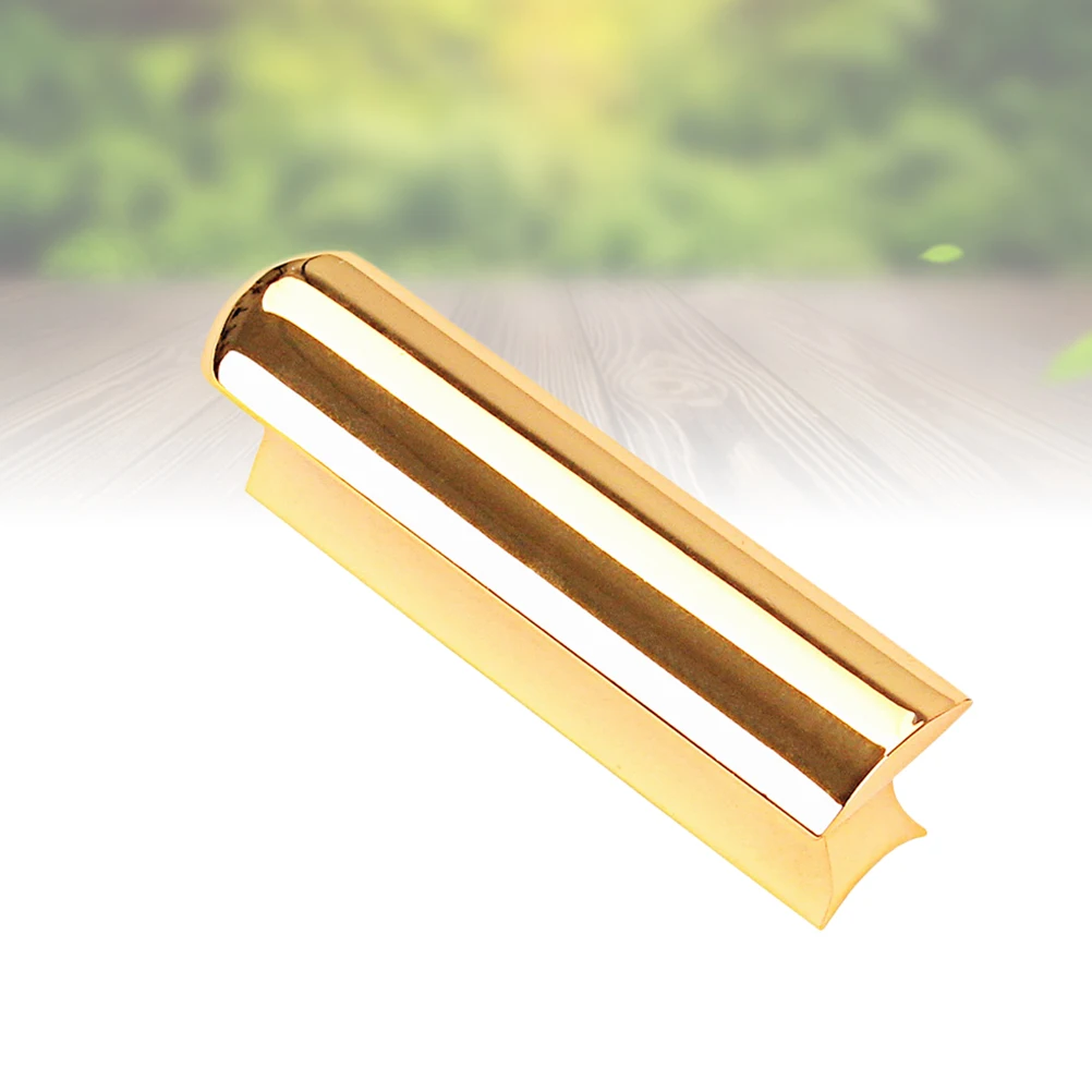 

Stainless Steel Hawaii Lap Slide Bar For Electric Guitar Chromed Brass Sustain Vibrato Ergonomic Design Cutaway