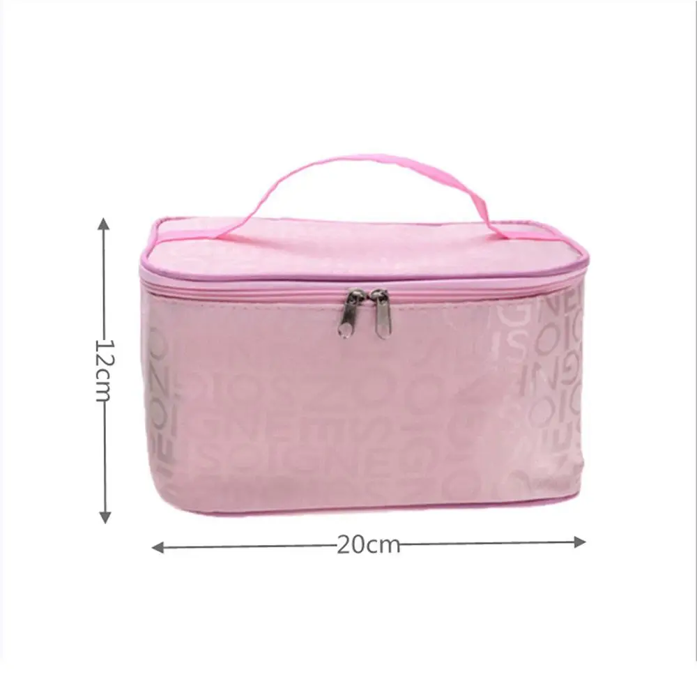 Portable Storage Organizer Makeup Bag Large Capacity Waterproof Toiletry Handbag Makeup Accessory Travel Cosmetic Bag Travel
