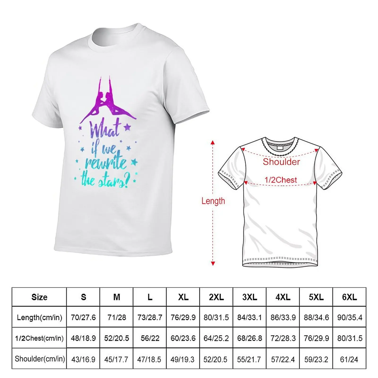 Greatest Showman Rewrite The Stars T-Shirt Casual Loose Fit Short Sleeve T-Shirt