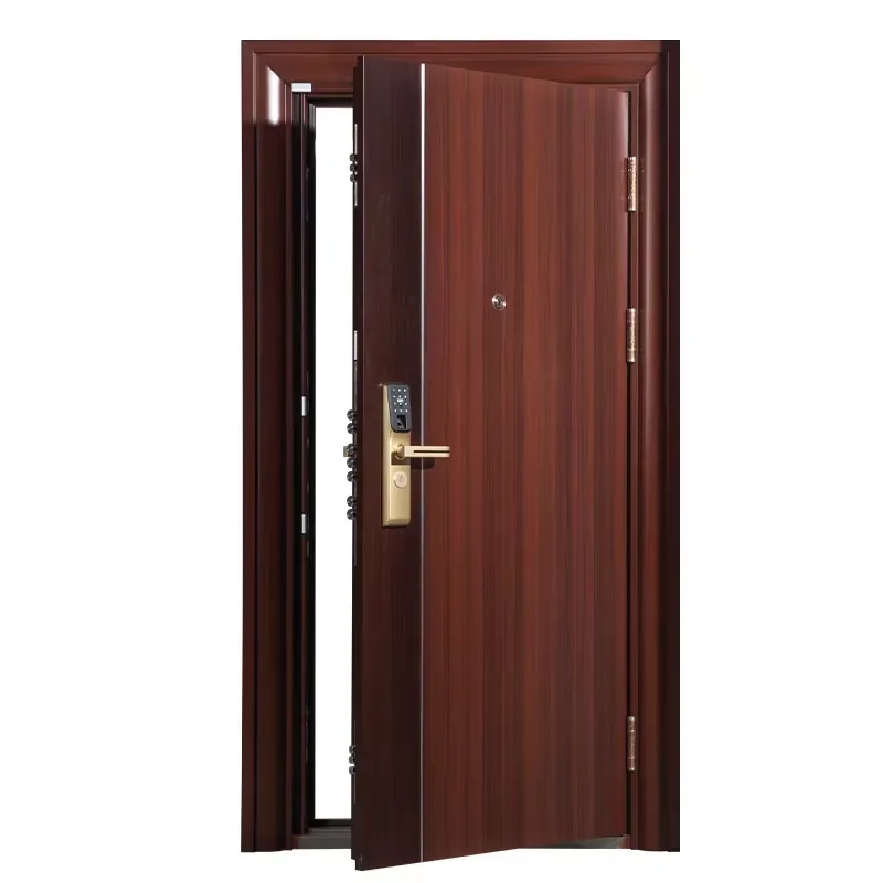 High Quality Waterproof Steel Security Door for Front Entrance Metal Safety Door