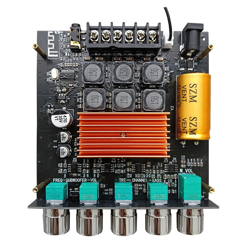 2.1 Channel Bluetooth Module High and Low Tone Super Heavy Subwoofer SZM-TB21L Digital Power Amplifier Board
