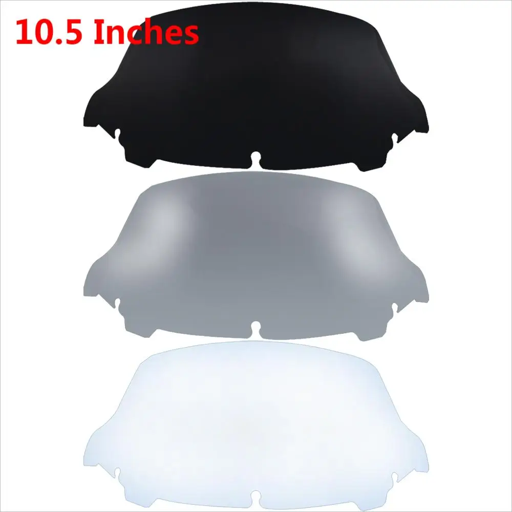 Motorcycle Wave Windshield Windscreen Wind Deflector For Harley Electra Street Tri Glide Ultra Limited CVO FLHX FLHT 2014-Up