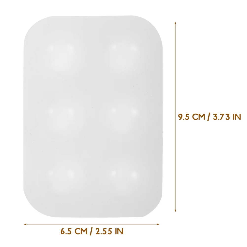 

2Pcs Silicone Watercolor Palette Reusable Paint Mixing Tray for Acrylic Gouache Oil Painting Small Portable Paint Palettes