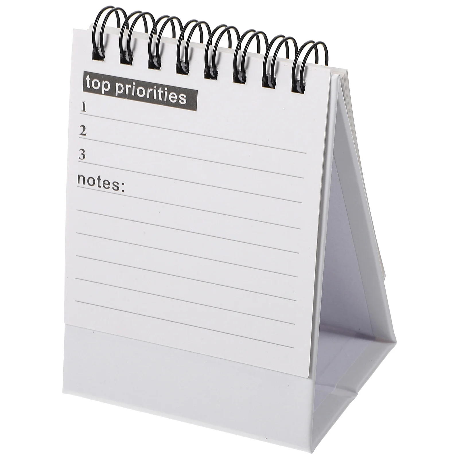 Foldable Mini Desk Calendar 2024 Tabletop Calendar for Office Home Decor Sturdy Paper Daily Organizer with Memo Function