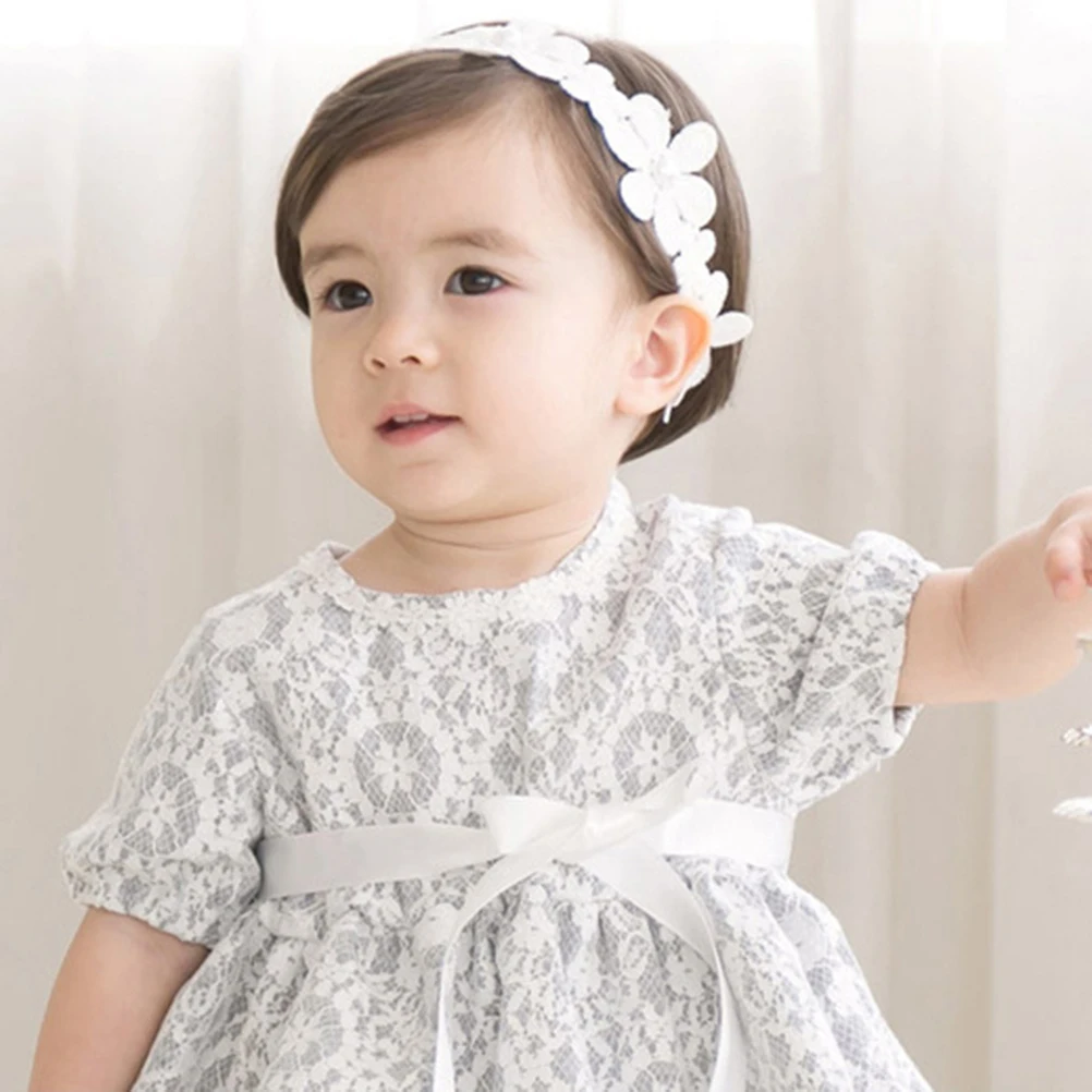 

2 Pcs Kids Flower Hairband Girls Headband Infant Baby Hairband Accessories for Toddler Princess Bow Photographic Gifts