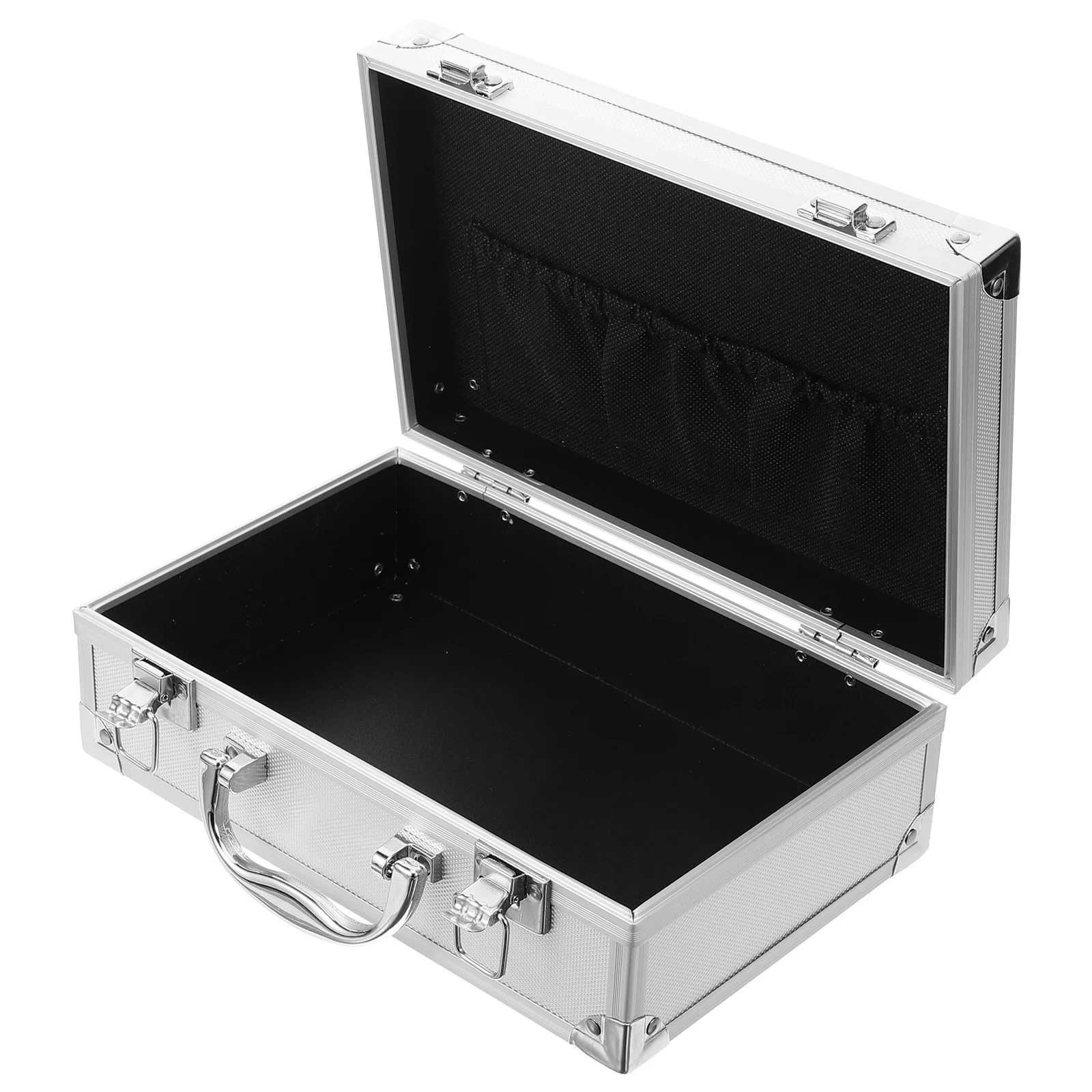 Mechanical Toolbox Suitcases Craft Boxes with Compartments Aluminum Alloy Tools Carrying