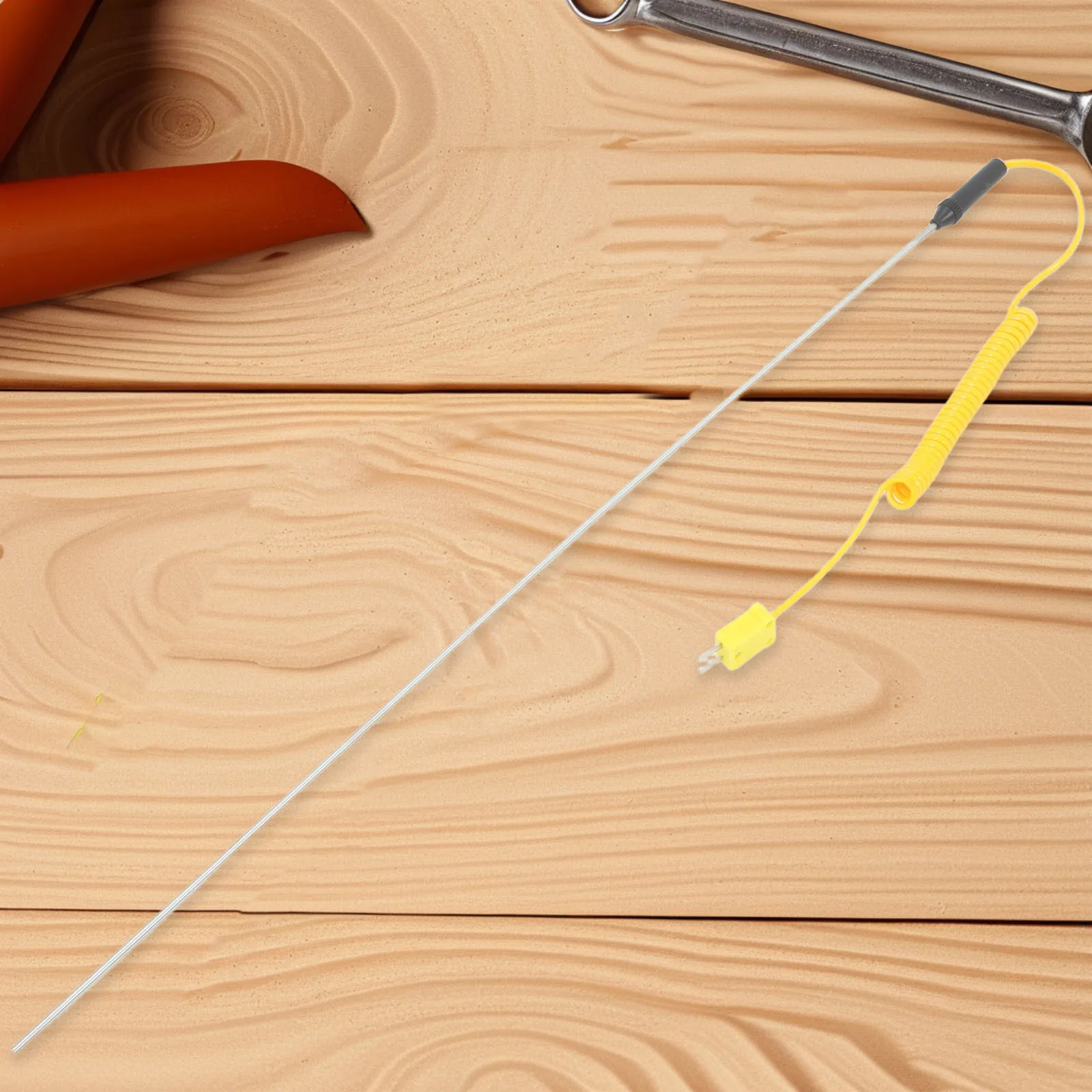 

Stainless Type Thermocouple Probe Handheld Temperature Sensor for Surface Liquid Measuring Quick Response Hvac Furnace