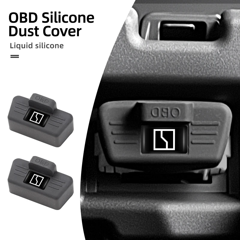 Car OBD Port All-in-One Dust Cover Silicone Clogging Cap Auto Accessories For Zeekr 001 FR 007GT EX1E MIX X 007 009 7X