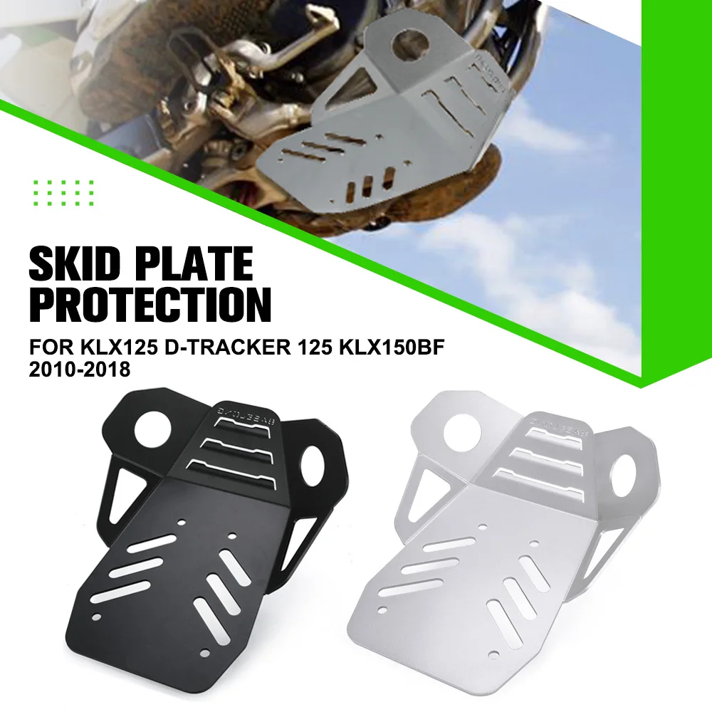 

Для Kawasaki KLX125 D-TRACKER 125 KLX150BF 2010-2018 защитная пластина, защита двигателя, защитная крышка шасси мотоцикла