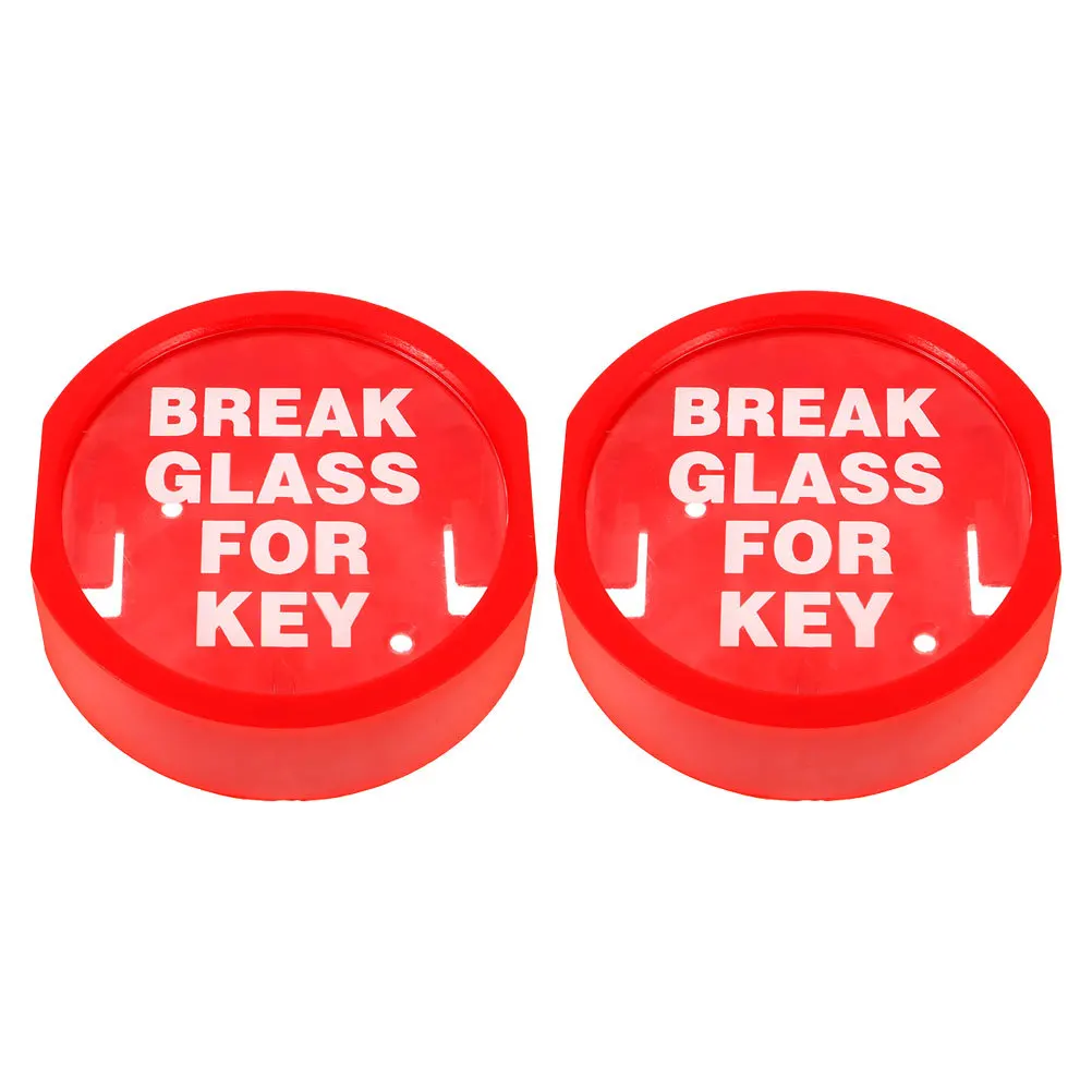 2 قطعة صندوق قفل مفتاح الطوارئ النار الأحمر كسر الزجاج الحائط اقفال الصناديق تخزين لكسر الزجاج الأعمال السريعة #4