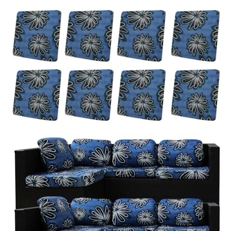 

Набор чехлов для уличных подушек, водонепроницаемые чехлы для патио, мебели, дивана, сиденья, сменные чехлы для дивана, секционные чехлы на стулья (8 шт.