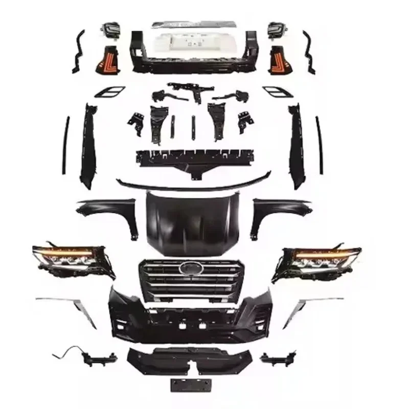 High Quality Newest Facelift Body Kit for Prado Fj150 2010-2017 Front Bumper Upgrade for 2018-2020 Vehicles