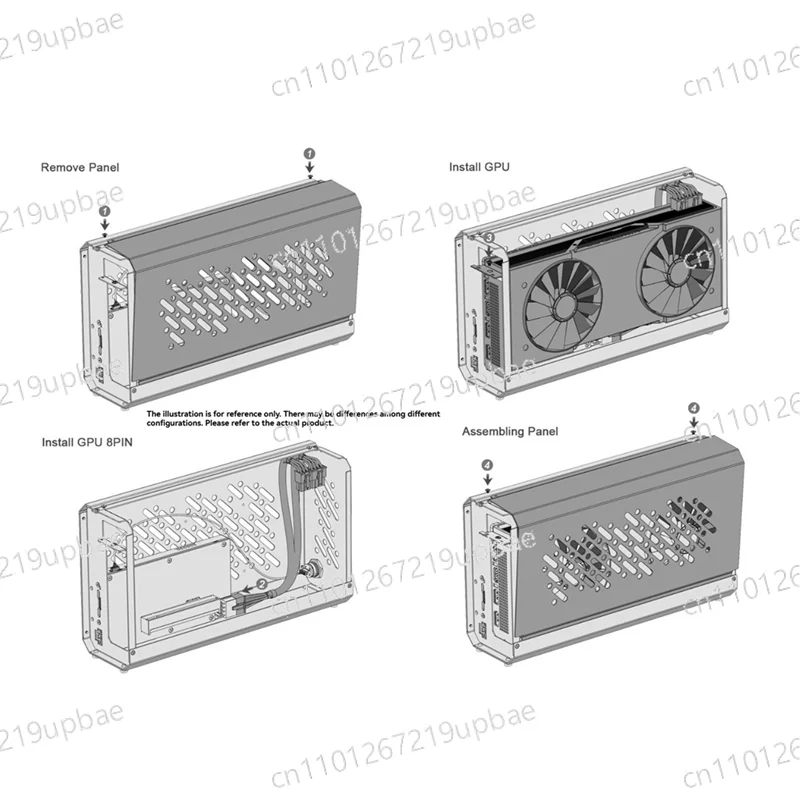 Th3p4gan A77P-V2 GPU Dock with Chassis for Dell 7.4