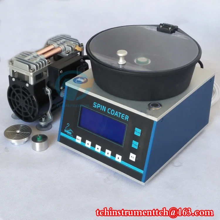 Hot sell programmable vacuum spin coater with vacuum pump made in China