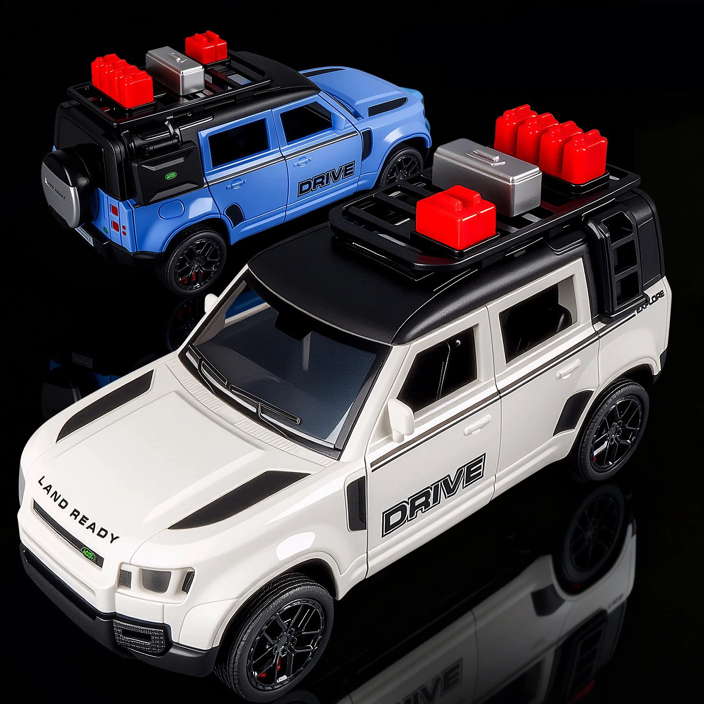 Children Car Toy Simulation Off-road Car With Sound/lights Inertia Driving Car Doors Can Be Opened Drop-resistant Boy Car Model