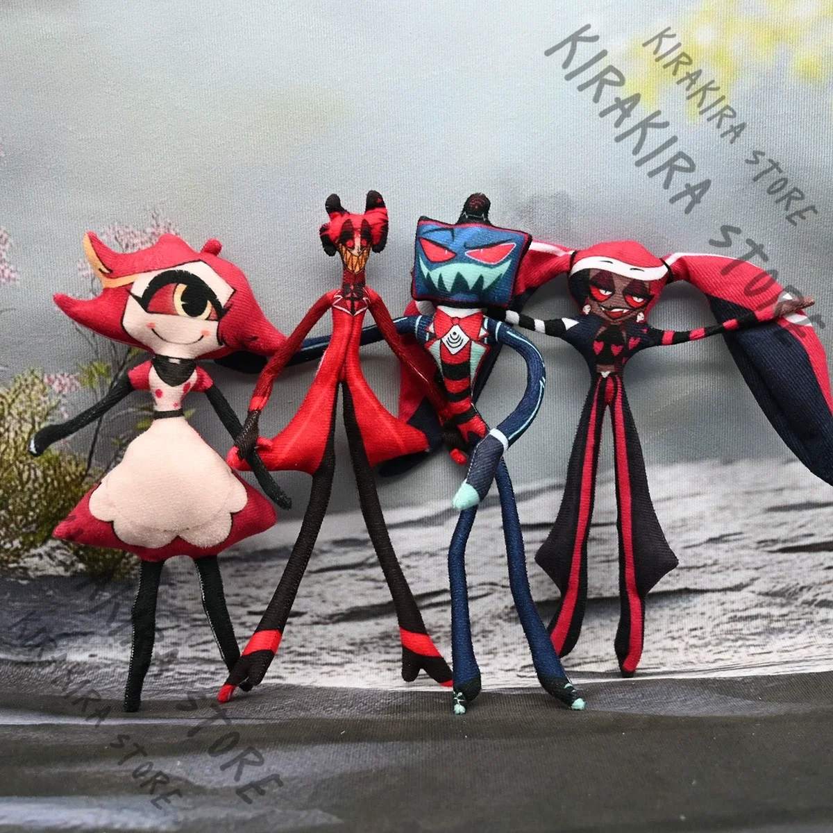 

Hazbin Hotel Alastor Niffty Velvette Vox Anime Movable Pose Cosplay Mascot Maumet Figurine Moppet Puppet Abstract Garage Kits
