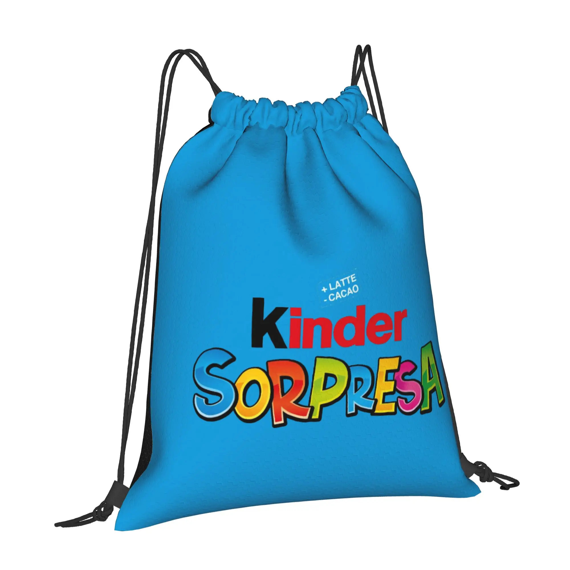 Kinder Bueno 1 kinder  Drawstring Bags Hiking Unisex Storage Organize Bundle Pocket Rope Bag