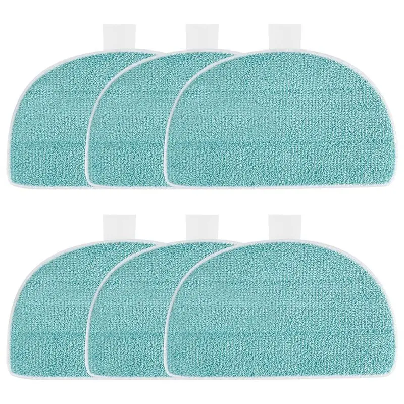 AA94-6 Pack Mop Pads For Leifheit Clean Tenso Power 2.0 Steam Cleaner,Microfiber Steam Mop Replacement, Steam Broom Mop Cover