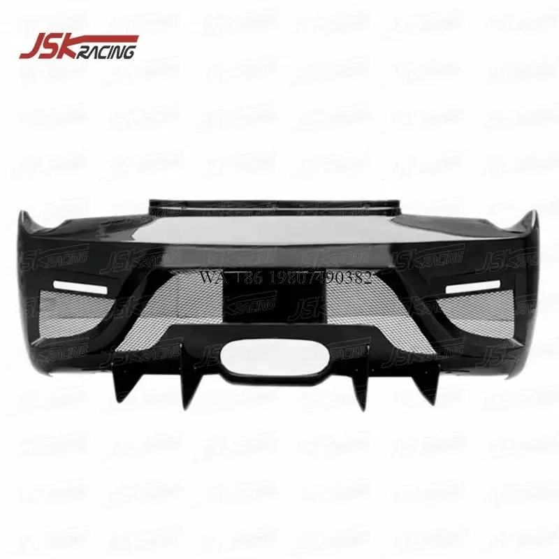 Wmwmnu Carbon Fiber Rear Bumper Diffuser for 458 Italia 2011-2016 BKSS Style Body Kit Auto Exterior Accessories