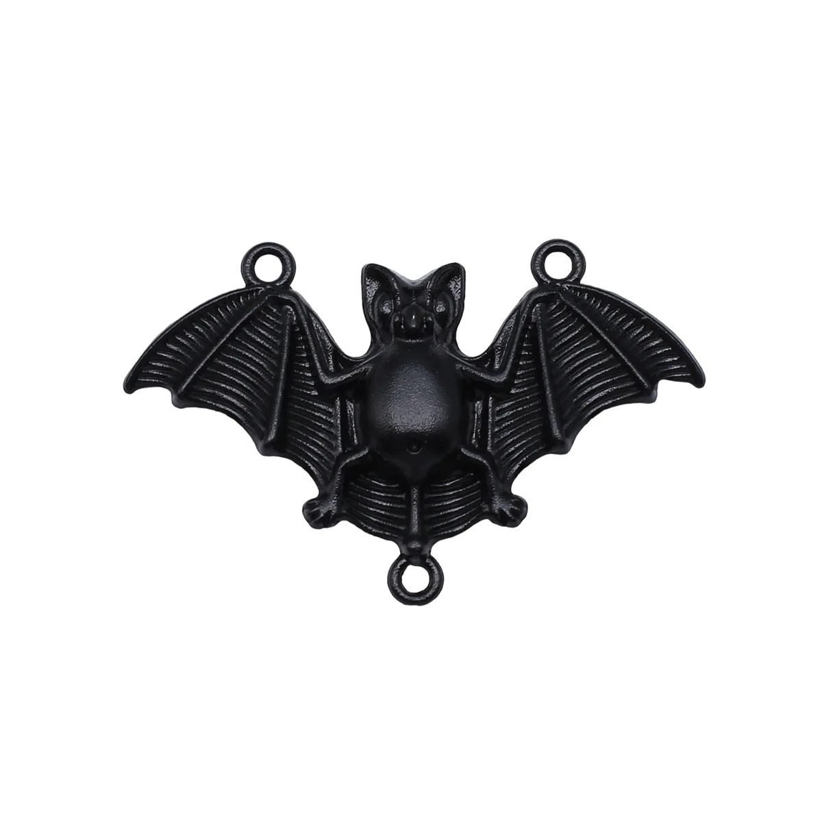 WYSIWYG 4pcs 30x48mm 3 Colors Bat Connector Charms Pendant For DIY Jewelry Making Halloween Jewelry Charms Pendant
