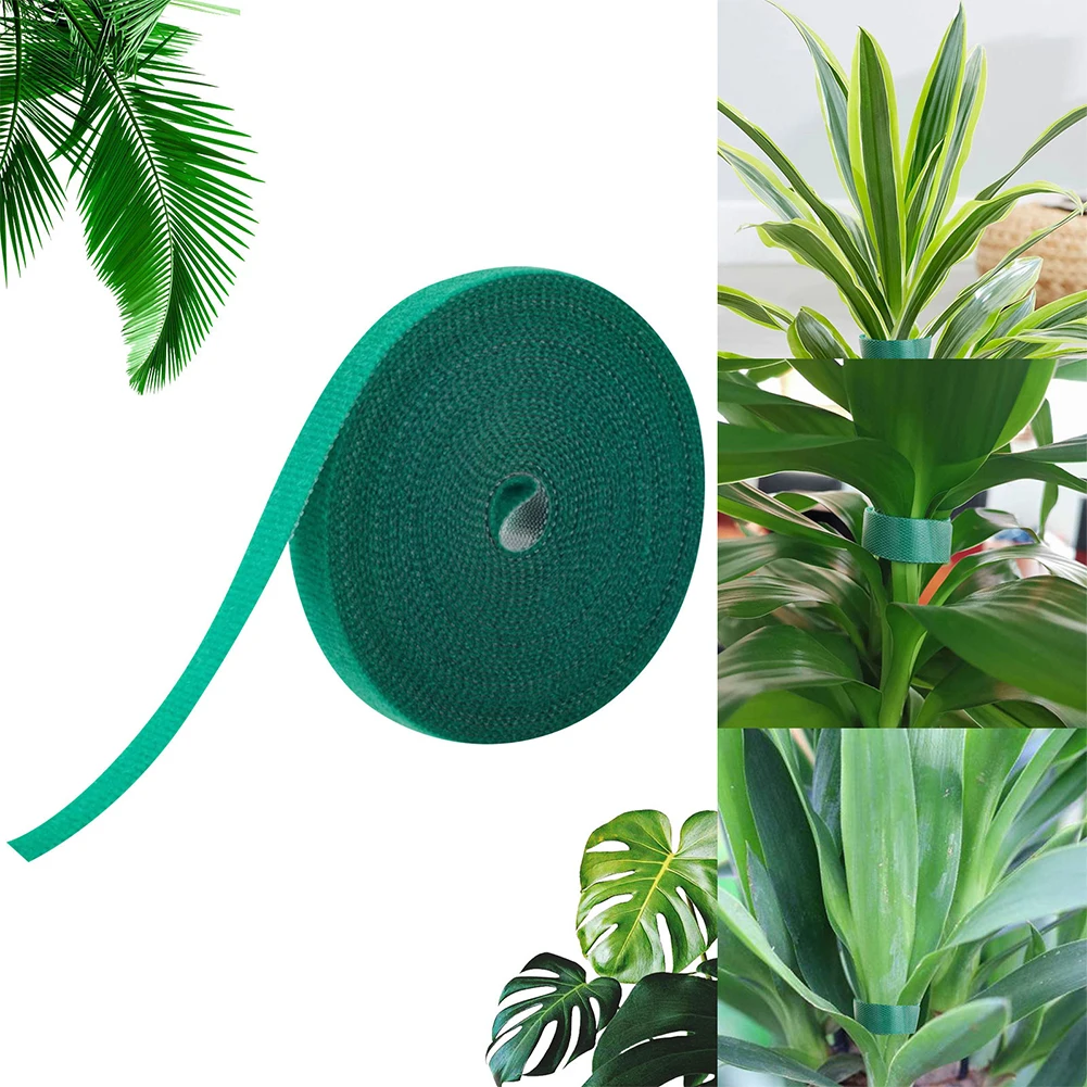 Garden Hook And Loop Tapes 82Ft Garden Ties Plant Supports For Climbing Plants Reusable Adjustable Strong Grips Multi-Purpose Fo