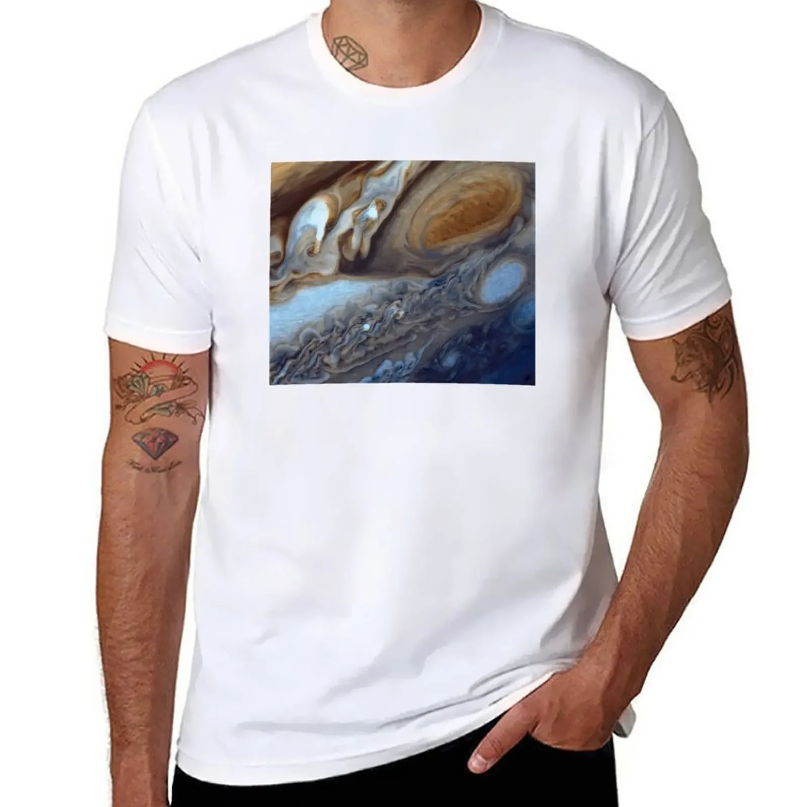 Jupiter Up Close T-Shirt customs kawaii clothes customizeds mens clothing