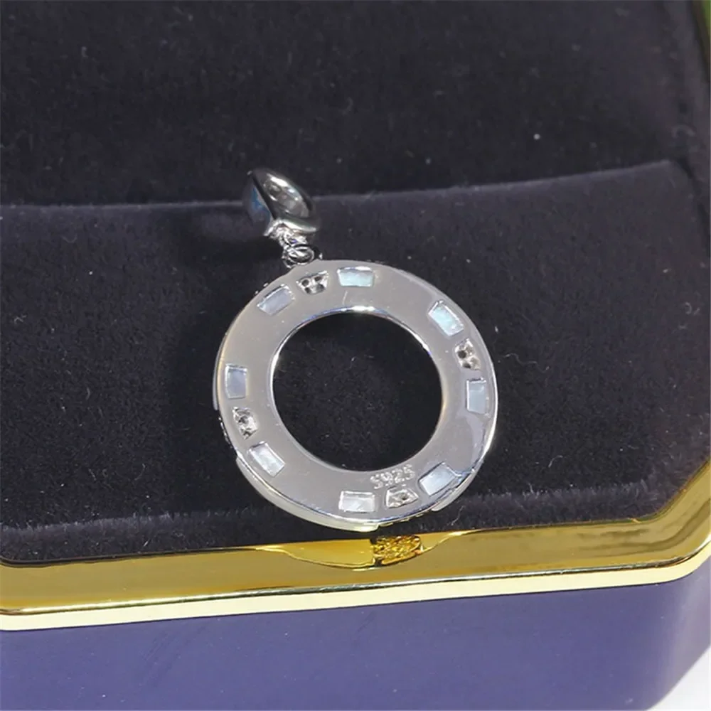 

Подвеска из стерлингового серебра 925 пробы с жемчугом, DIY пустая ободок, чашка, ювелирные изделия для рукоделия, фурнитура для подвески с полыми зубцами