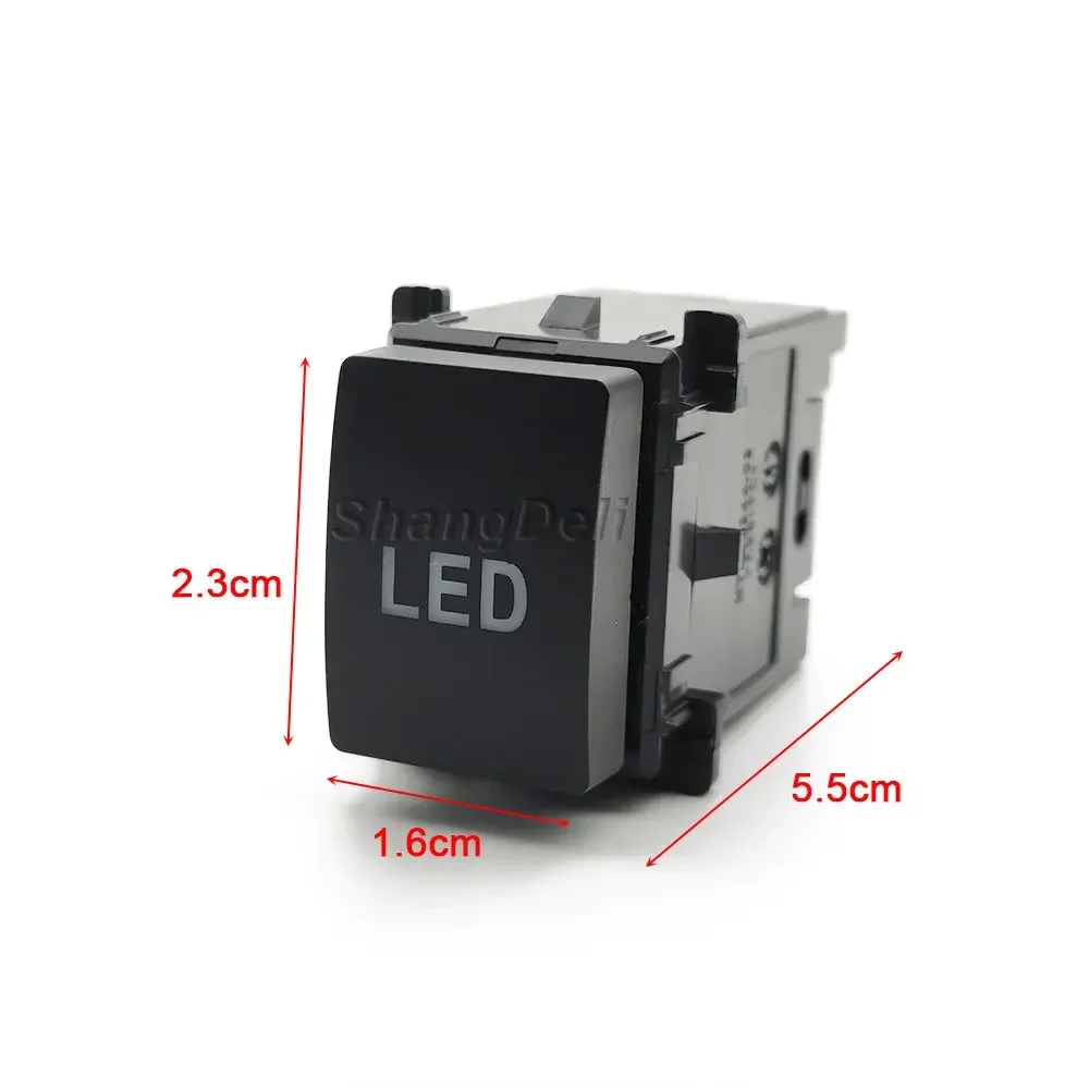 For Subaru Forester (SK) 2019 2020 2021 Interior LED Light Switch Middle Diff Lock Power On Off Trunk Radar Push Button