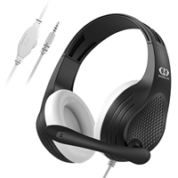 Wired Stereo Sound Video Game Headset Headphones for Music Buys .Girls. Noise Cancelling Mic 3.5MM Jack for PS4 PS Laptop XBOX