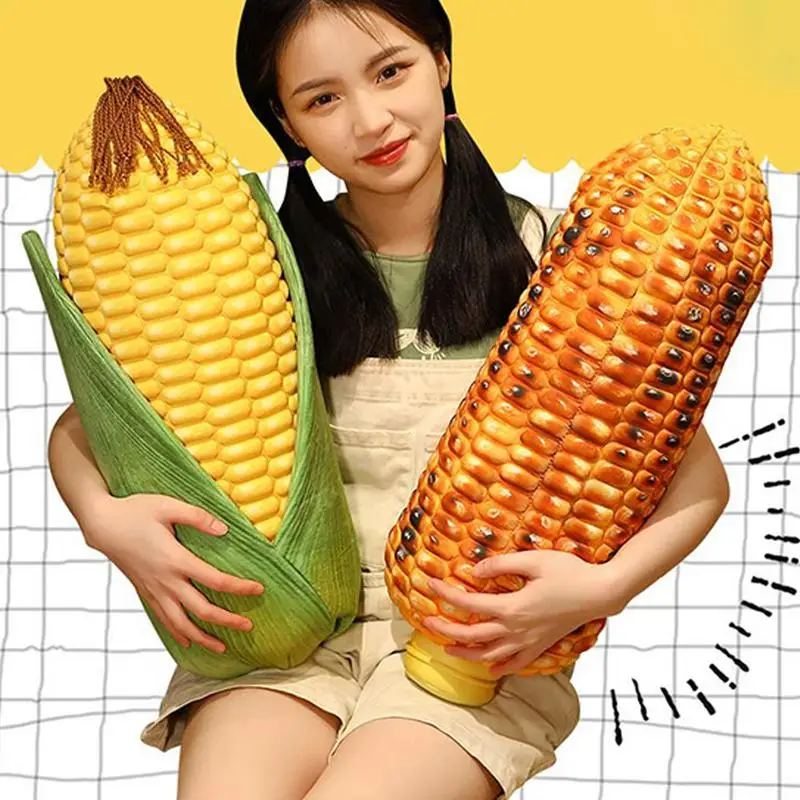 Mais Plüsch Kissen Weiche Lebensmittel Sofa Bett Stofftier Exquisite Simulation Pflanze Puppe Gemüse Umarmt Spielzeug Für Kinder Teen Familie