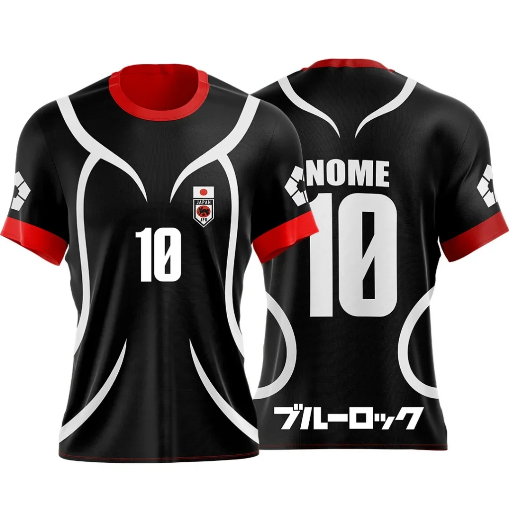 

Japanese U20 Blue Lock Anime Custom T-shirt # 10
