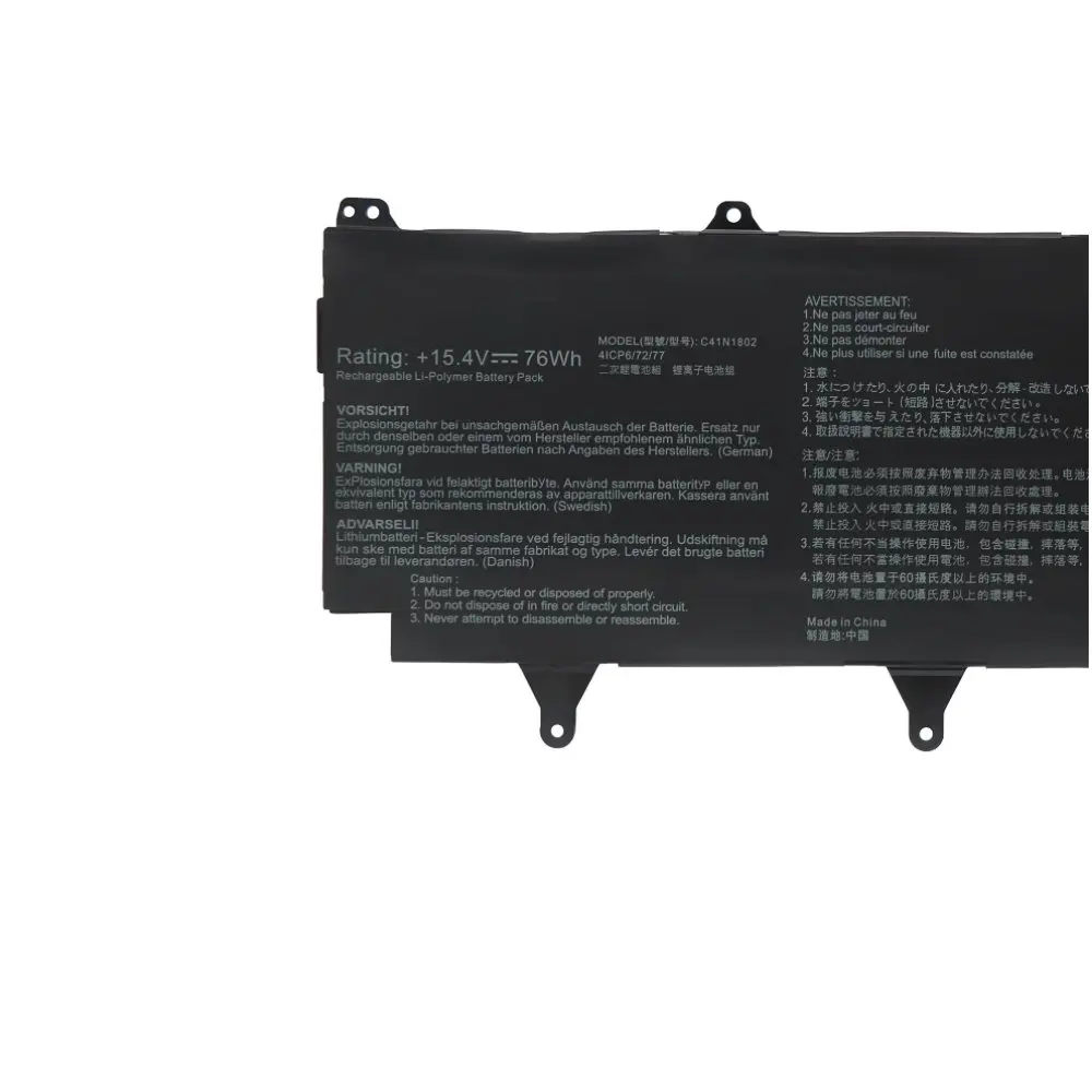 

C41N1802 Laptop Battery For ASUS ROG Zephyrus S GX701G GX701GX GX735GV GX735GW GX735GVR GX701GV-EV052T 0B200-03140100