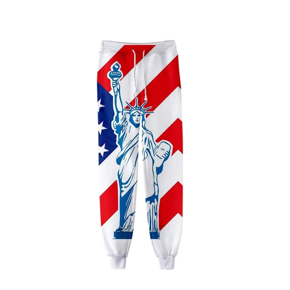New Skull Eagle USA National Flag 3D Print Causal Clothing Fashion Men Women Tracksuits Crewneck Hip Hop Pants Plus Size S-7XL