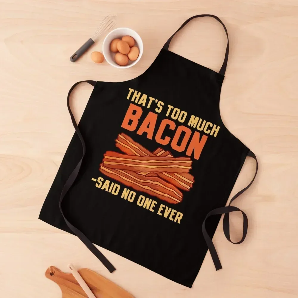 

Bacon Pork Strips Foodie Bacon Lover Apron Kitchen Apras For Women chef for man Sexy Men kitchen Apron
