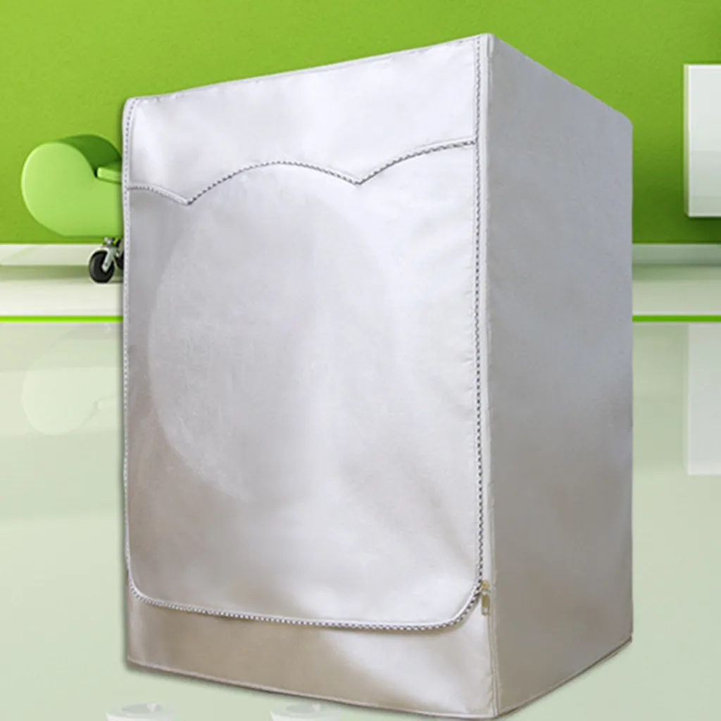 Sunscreen Dust Proof Cover Washing Machine Cover Waterproof Case Washing Machine Protective Front Load Wash Dryer 63x58x85cm