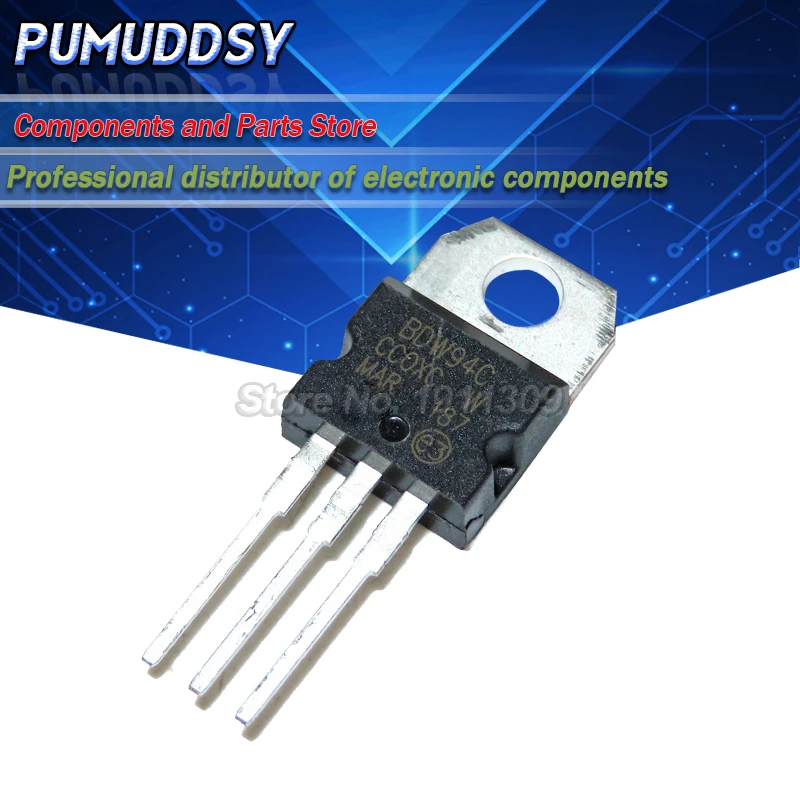 10PCS BD911 BD912 BDW93C BDW94C BDX33C BDX34C BDX53C BDX54C TO-220 N-channel Darlington Transistor