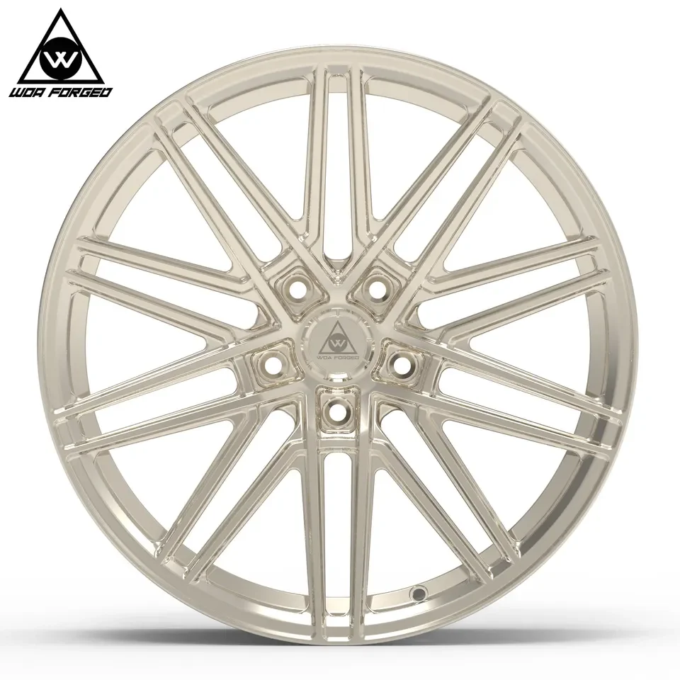 

White Electroplated Multi-spoke Wheel HF-7 Deep19 20 21inch Polished Brushed Finish Custom-made Sporty Design 5x112 5x120 for M3
