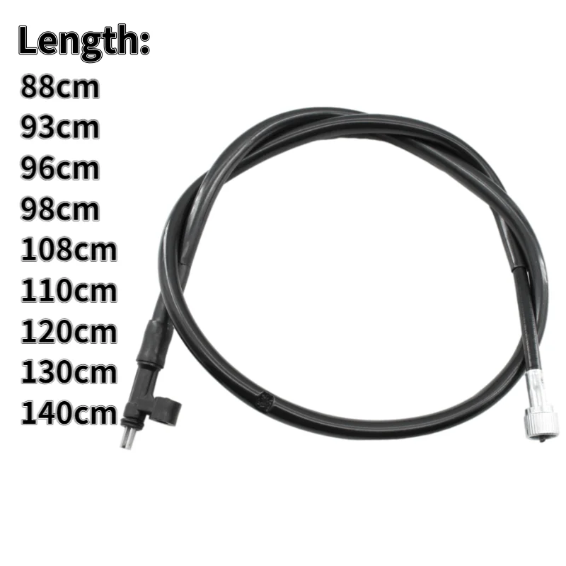 General Motorcycle Speedometer Cable Instrument Odometer for Honda Size 88cm 93cm 96cm 98cm 108cm 110cm 120cm 130cm 140cm