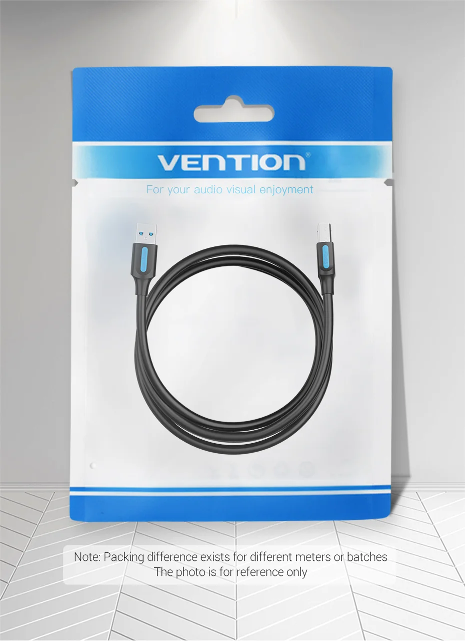 Vention USB-Druckerkabel USB 3.0 Typ A Stecker auf B Stecker Kabel für Canon Epson HP ZJiang Etikettendrucker DAC USB-Drucker 0,5 m-3 m – Detail 10
