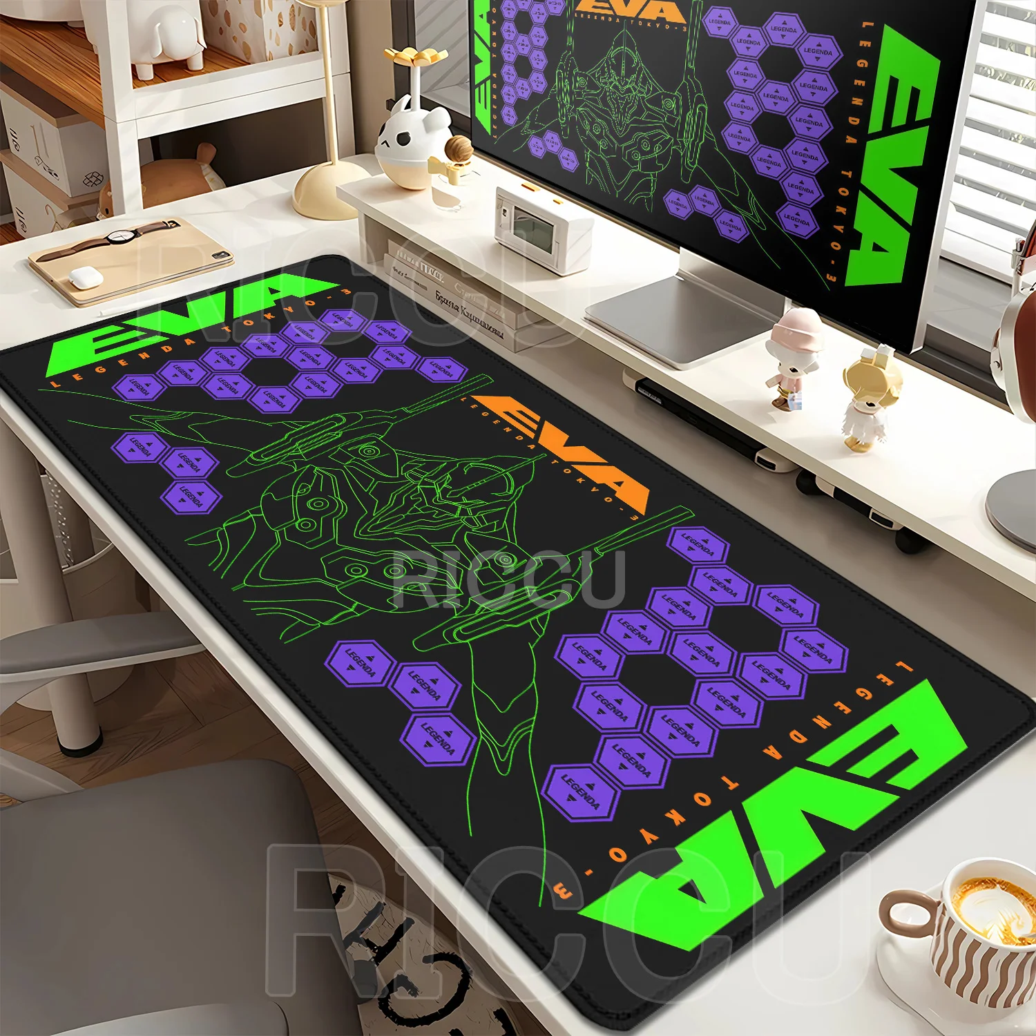 Grand tapis de souris E-E-Evan - Pc Gaming Evangelion avis et prix