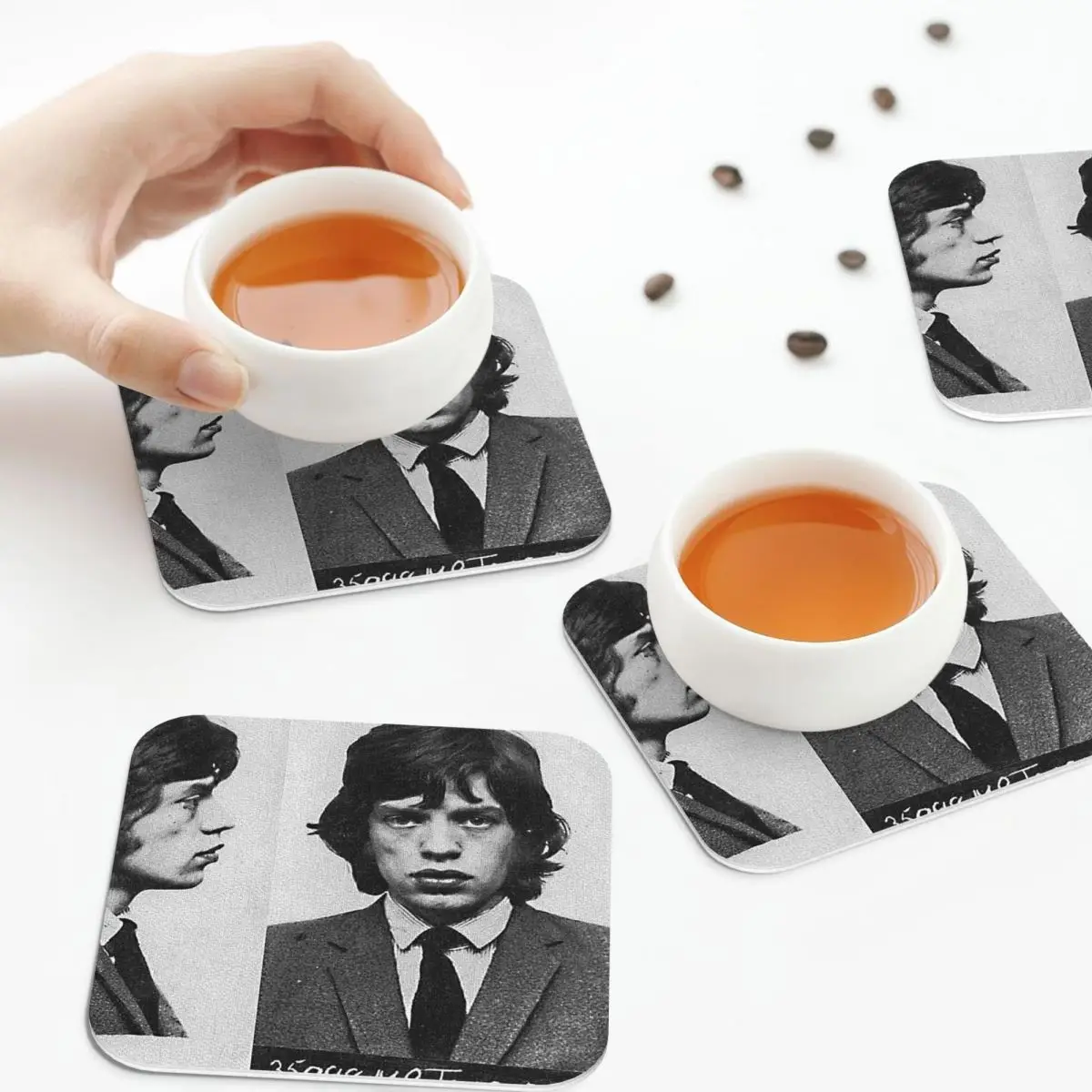 

Знаменитые подставки для кухни Jagger, кожаные салфетки, водонепроницаемые изоляционные кофейные коврики для дома, кухни, обеденные подушечки, набор из 4 шт.