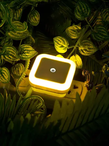 Wireless LED Night Light Sensor Lighting Mini EU/US Plug Night Lights For Children Room Bedroom Living Room Decoration Lighting