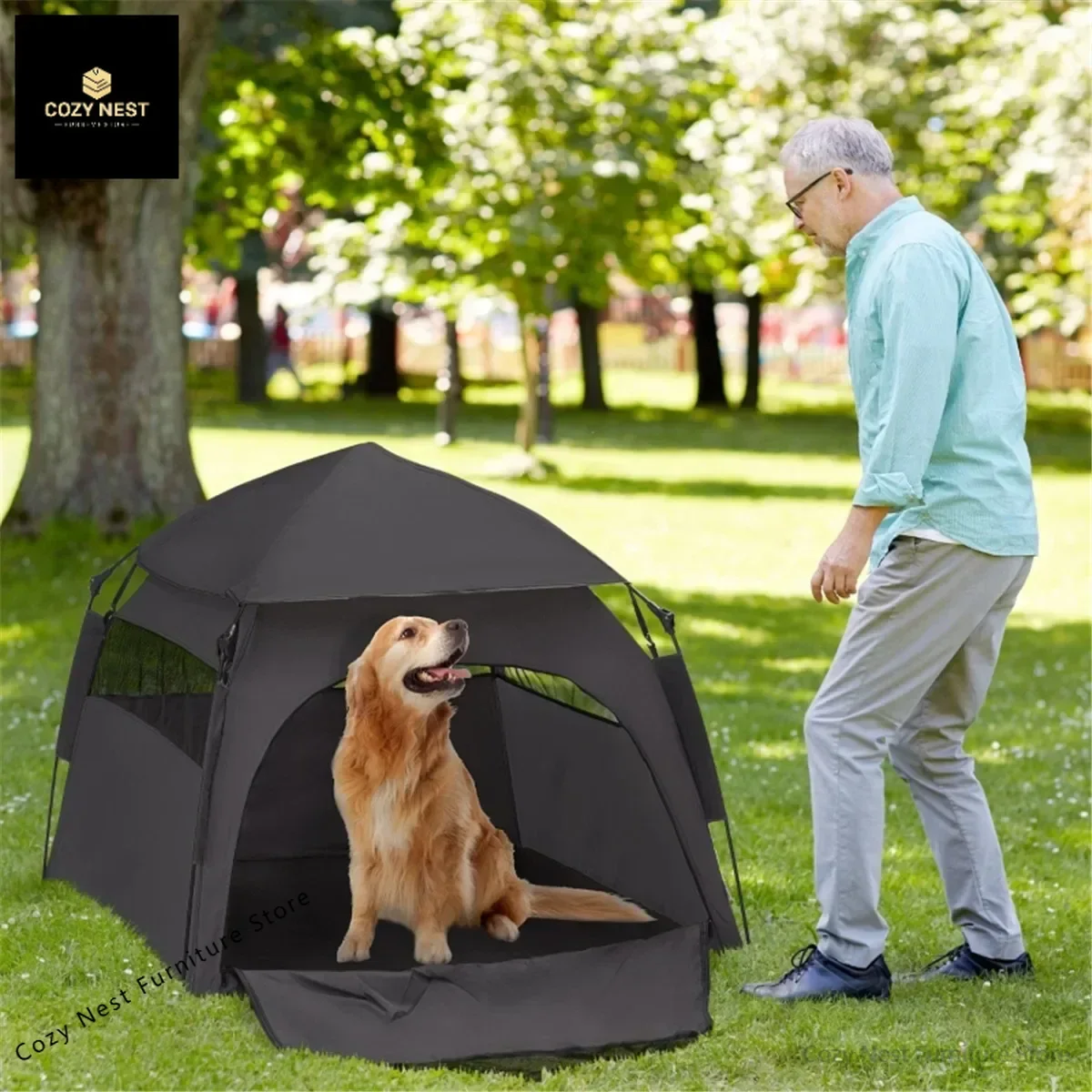 

Pop Up Dog Tent / Pet Camping Tent