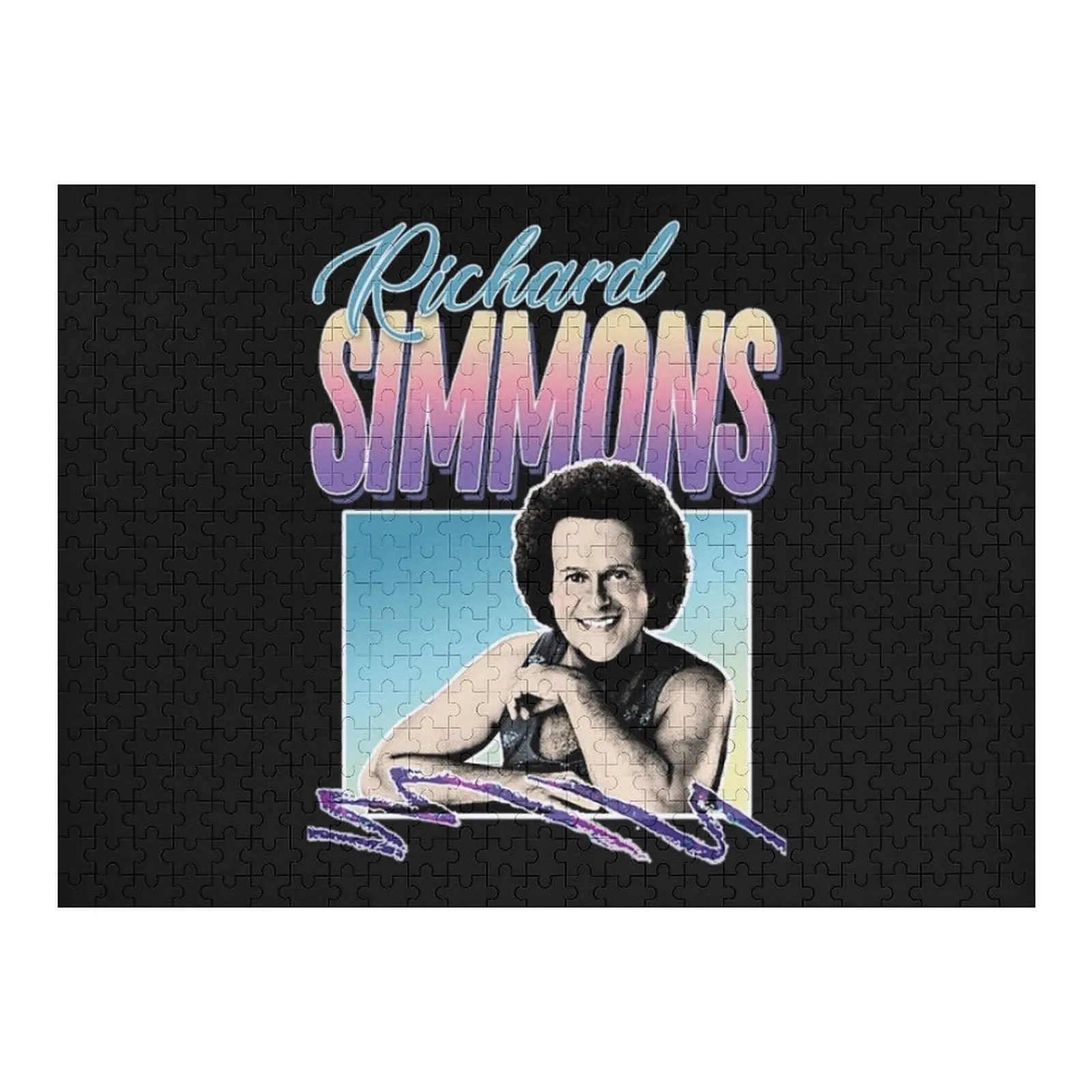 

Richard Simmons T-ShirtRichard Simmons 80s Styled Tribute Design Jigsaw Puzzle Jigsaw For Kids Puzzle