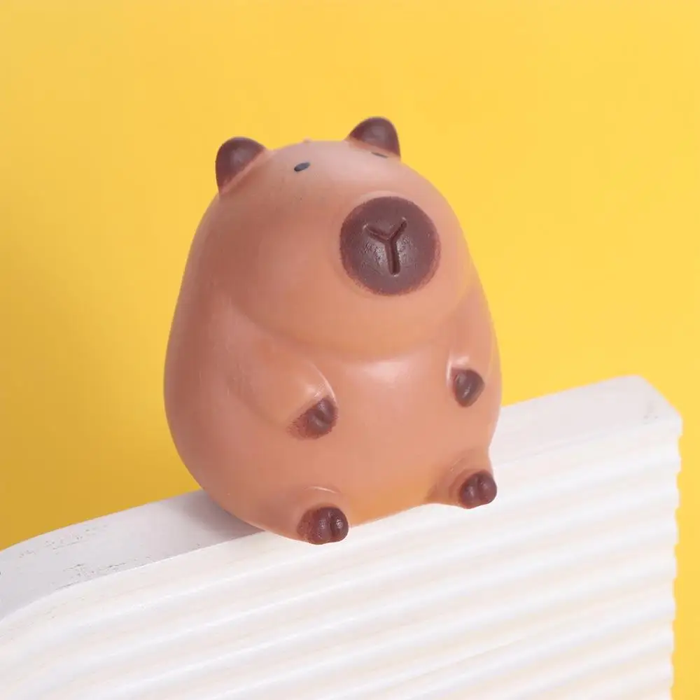 Cartoon Animal Capybara Squeeze Toy Soft Funny Capybara Slow Rebound Toy Novelty Creative Simulation Capybara Decoration