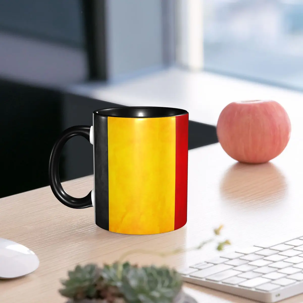 Belgium Belgian Flag National Flag Of Belgium Mug Funny Ceramic Coffee Cups Tea Mugs Milk Cup Drinkware Gift for Woman Man