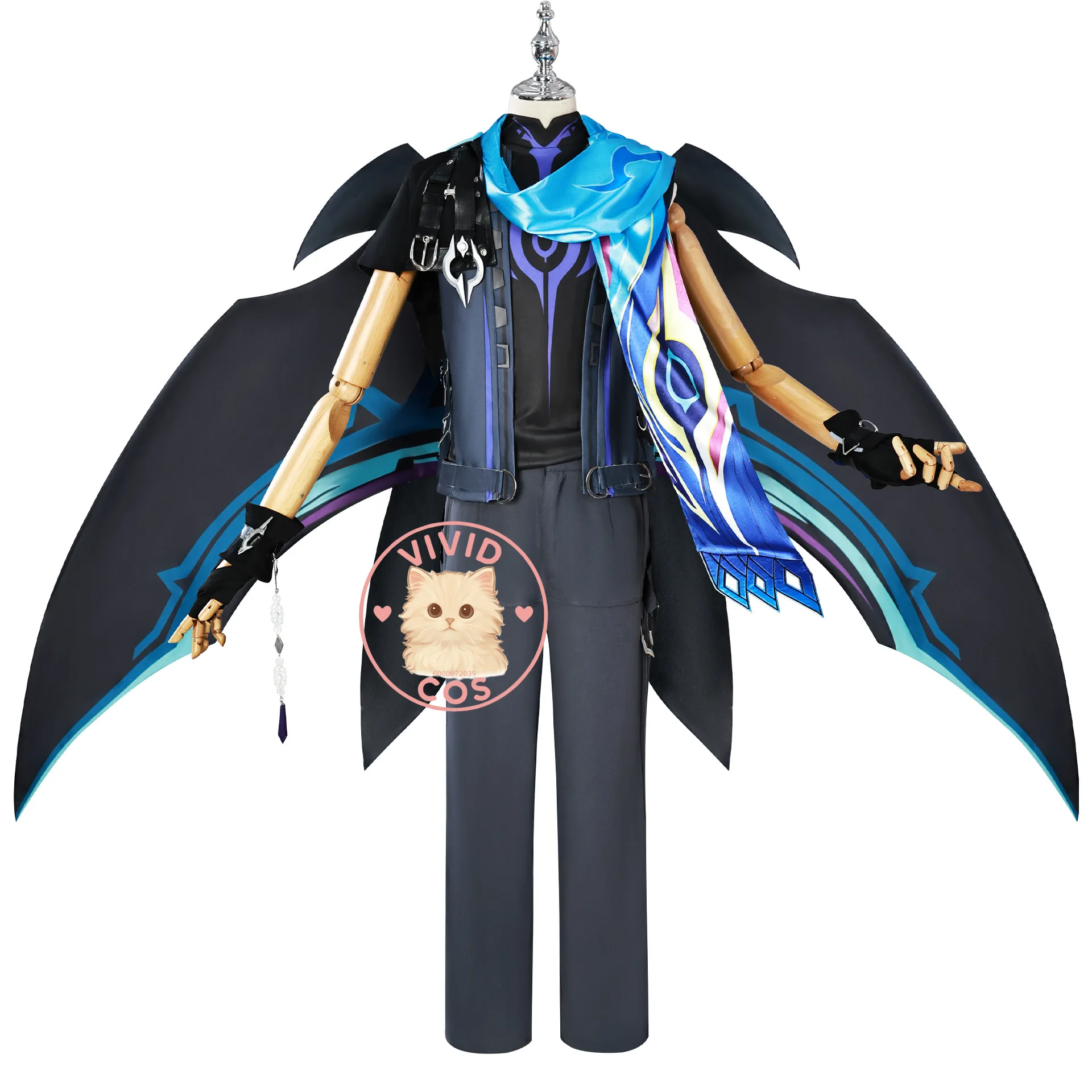 Genshin Impact Orion Natlan Warrior of Natlan's Tribal Clans Diseño robusto y listo para la batalla Disfraz de cosplay Traje de guerrero tribal